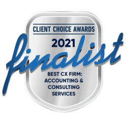 2021 CCA Finalist - Best CX Firm: Accounting & Consulting Services 